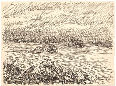そしてフェンスに… 作： Fritz Syberg