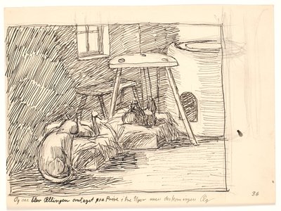 そして、アヒルの子は裁判にかけられました... 作： Fritz Syberg