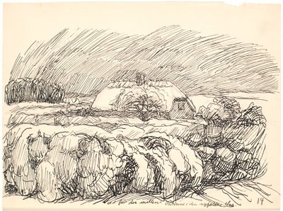 茂みの間を越えて… 作： Fritz Syberg