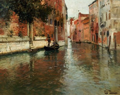 ベネチアンバックウォーター 作： Frits Thaulow
