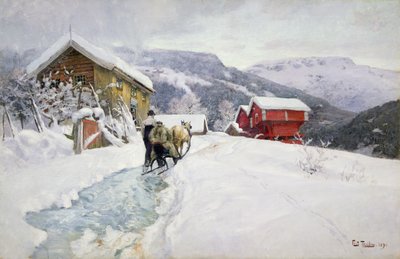コーチングイン 作： Fritz Thaulow