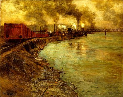 貨物列車、 作： Frits Thaulow