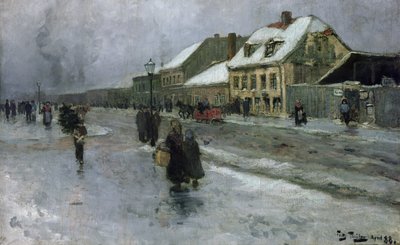グリーンランド（クリスティアニア/オスロ）から 作： Fritz Thaulow