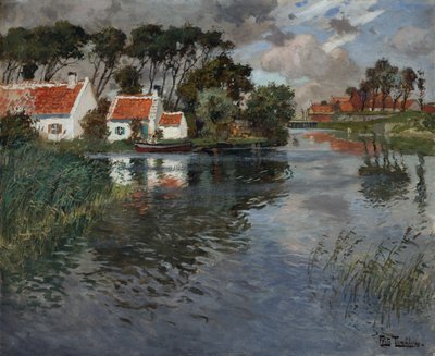 突風 作： Fritz Thaulow