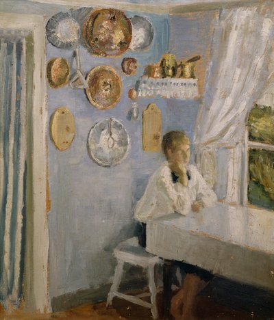 朝食の席でハラルド 作： Fritz Thaulow