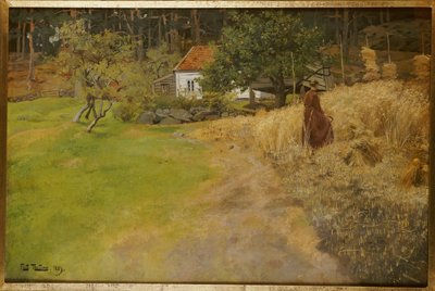 干し草、ストード、1889 作： Frits Thaulow