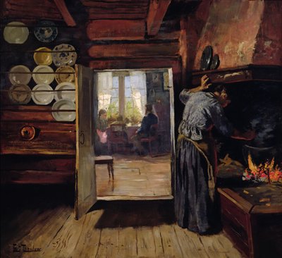セルヨルドのインテリア 作： Fritz Thaulow