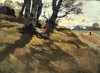 ノルウェー・ストルドの風景 作： Fritz Thaulow