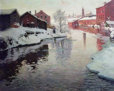 ライサカー川 作： Fritz Thaulow