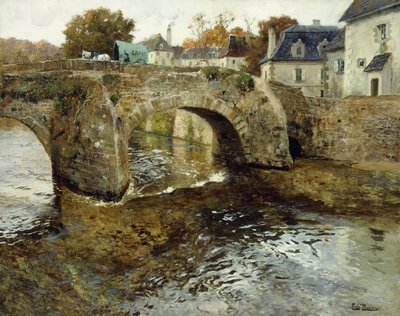 オールドストーンブリッジ、 作： Frits Thaulow
