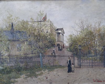 城 作： Fritz Thaulow