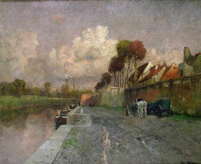 不明な画像 作： Frits Thaulow