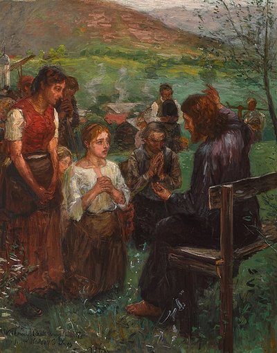 山上の説教 作： Fritz von Uhde
