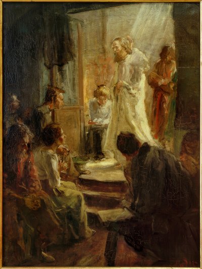 キリストの説教 作： Fritz von Uhde