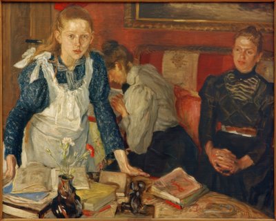レッスン 作： Fritz von Uhde