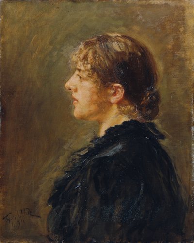 アーティストの娘 作： Fritz von Uhde