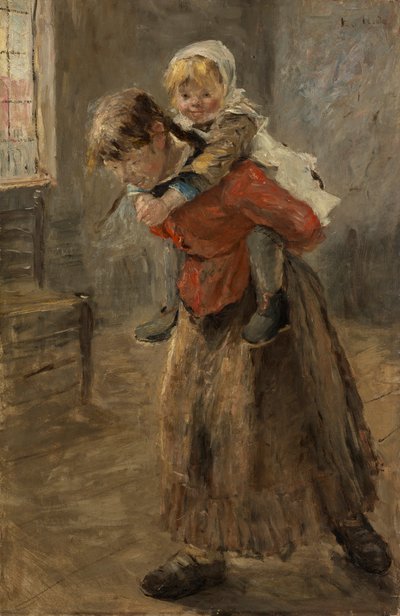 お姉ちゃん 作： Fritz von Uhde