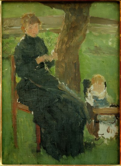 お母さんと子供 作： Fritz von Uhde