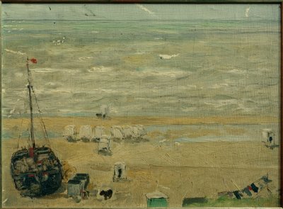 北海（ザントフォールト） 作： Fritz von Uhde