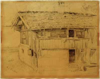 オーバーバイエルンの農家 作： Fritz von Uhde