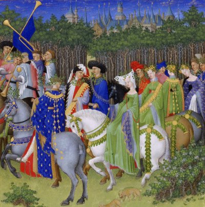 TrèsRichesHeuresduDuc de Berry 作： Frères Limbourg