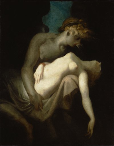 キューピッドとプシュケ、c。 1810年。 作： Füssli