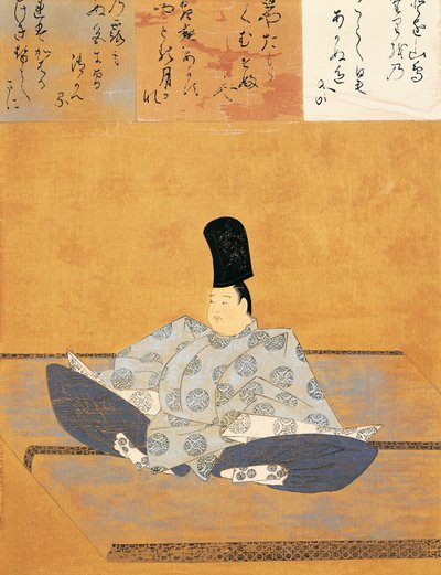 後鳥羽上皇像（藤原信実筆）（1176年または1177年頃～1265年）日本、日本文明 作： Fujiwara  Nobuzane