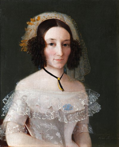 イェリザヴェータ アレクセーエフナ ベンケンドルフの肖像、旧姓ヤノヴァ、1845 年 作： Fyodor Andreevich Tulov