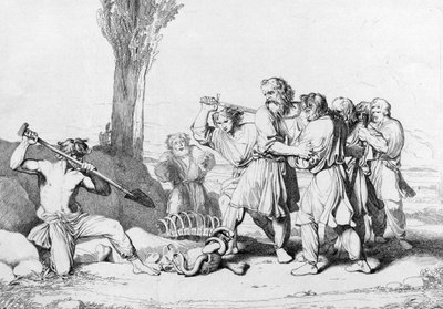 1839年以前の大公オレグの死 作： Fyodor Antonovich Bruni