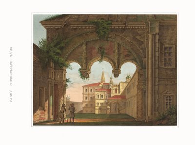 家父長室の眺め。 ロシア国家の遺物から、1849-1853。 作： Fyodor Grigoryevich Solntsev