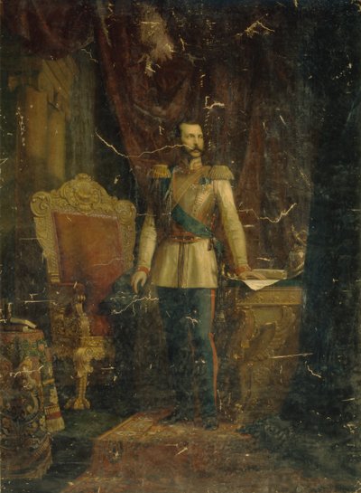 皇帝アレクサンドル 2 世の肖像 1818 ～ 1881 年、1862 年 作： Fyodor Martynovich Reichert
