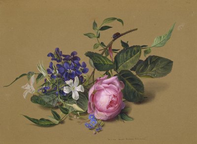 バラの枝のカブトムシ 作： Fyodor Petrovich Tolstoy