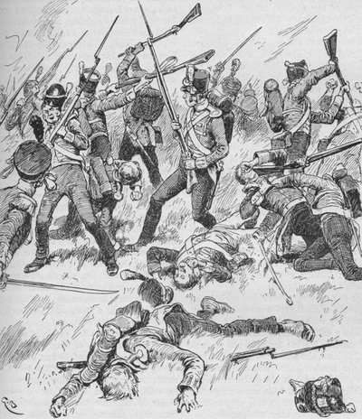 すべてのフォーメーションが失われ、各人が自分のために戦った、1902 作： GB