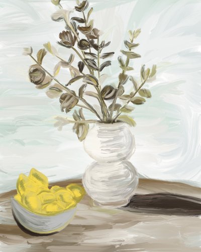 植物の静物画 作： 