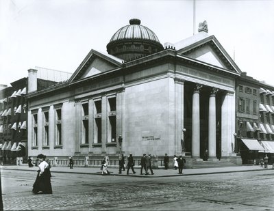 ニューヨーク貯蓄銀行（ゼラチンシルバー写真） 作： G.P. Hall und Sohn