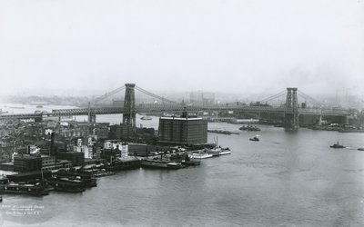 ウィリアムズバーグ橋、1909 作： G.P. Hall und Sohn