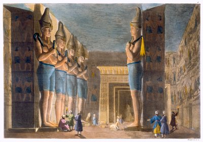 ラムセス 2 世神殿、アブ シンベル、エジプト、c1820-1839 作： G Bramati