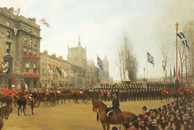 1899年、ヴィクトリア女王のブリストル訪問 作： G. Coakley