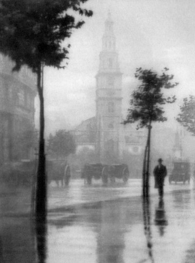 St Clement Danes Church、Strand、ロンドン、1924-1926 作： G. F. Prior