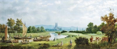 栄光の夏、北西部からのグロスター、1879 作： G. F. Walton