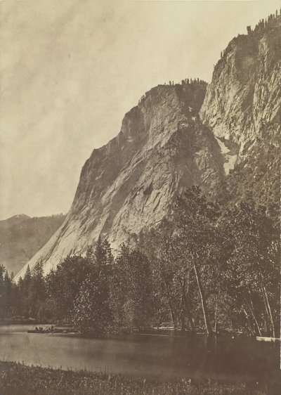 下から見た氷河岩、186699。 作： G. Fagersteen
