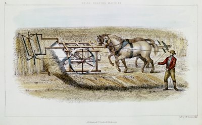 鐘刈り機、1851 作： G. H. Swanston