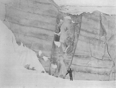 再セメントクレバス、c1911、1913 作： G. Murray Levick