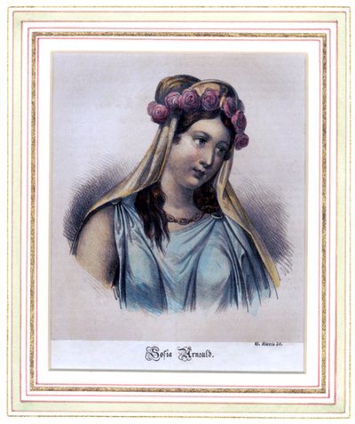 ソフィー・アルノール（Sophie Arnould）：フランスのソプラノ歌手 作： G. Riccio