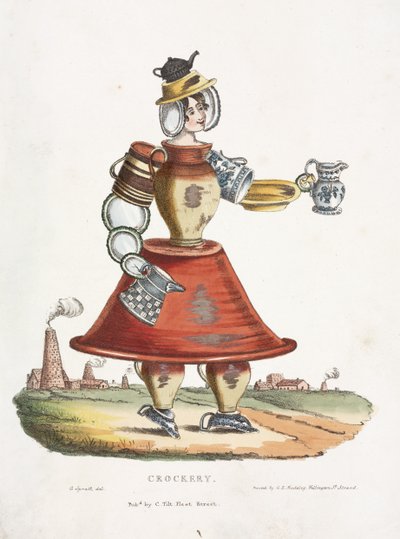 食器、1831年頃 作： G. Spratt