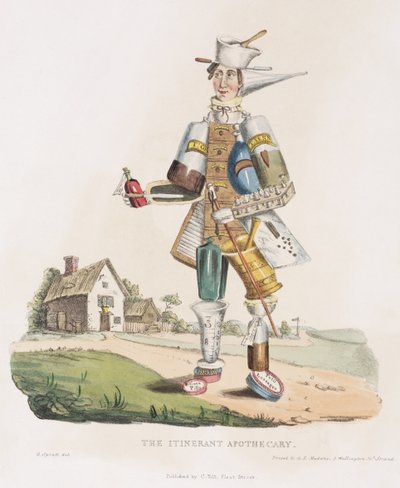 巡回薬局、1830 作： G. Spratt