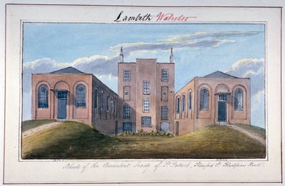 聖パトリックの建物の慈善協会、スタンフォードストリート、サザーク、ロンドン、c1825 作： G Yates