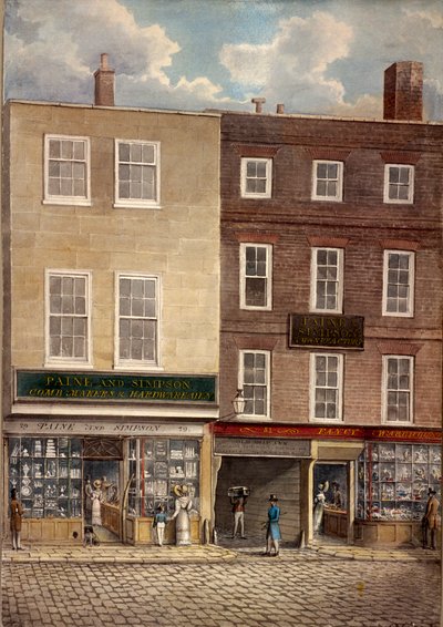 バラハイストリート、ロンドン、1830 作： G Yates