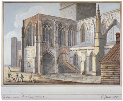 サザーク大聖堂、ロンドン、1825 作： G Yates