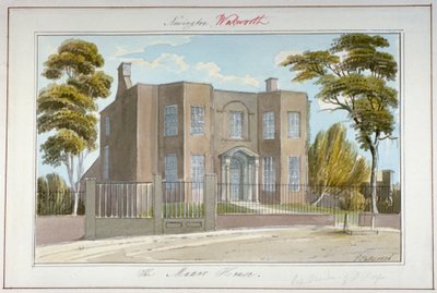 マナーハウス、ニューイントン、サザーク、ロンドン、1826 作： G Yates